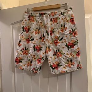 Hawaiian cloth shorts